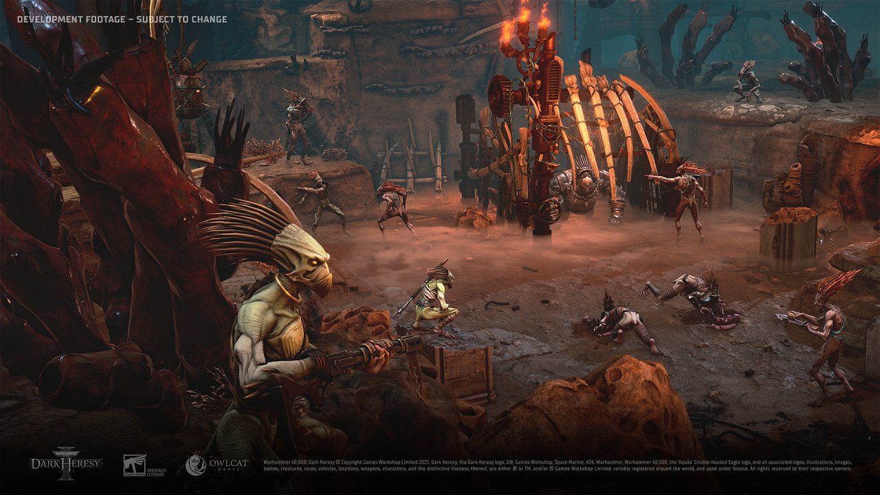 [23/05/2025] Die Spielwelt von Dark Heresy zeigt sich rau und lebensfeindlich – zwischen Xenos-Bedrohungen, Chaos-Kulten und dem ewigen Verfall des Imperiums.