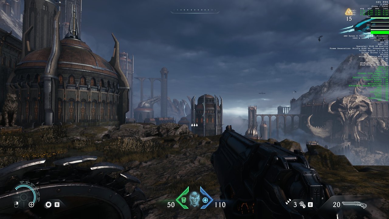 Doom The Dark Ages - Upsampling - 04 - 4K, DLSS Quality, MFG x4