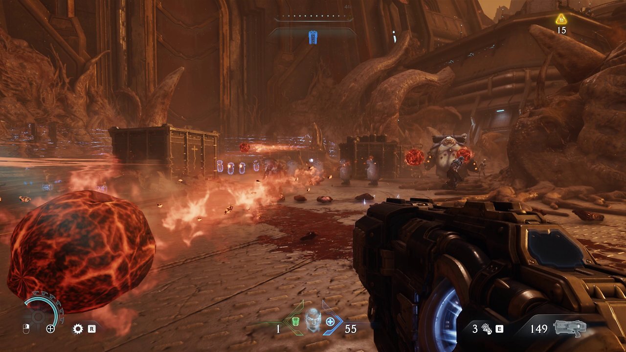 [06/05/2025] Bullet Hell. Spätestens auf den höheren Schwierigkeitsgraden ist die Hölle los. Wer nicht beständig in Bewegung ist, im richtigen Zeitpunkt das Schild für Paraden und Würfe nutzt und obendrein die passende Waffe für den jeweiligen Gegner zückt, beißt schnell ins Gras. Ganz so gnadenlos hart wie Doom Eternal und insbesondere Ancient Gods wirkt The Dark Ages allerdings nicht.
