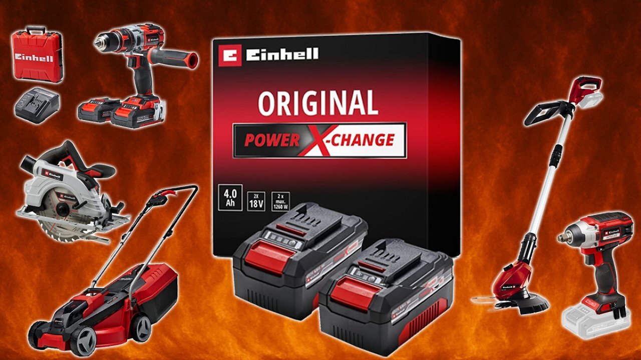 Der 4 Ah große Einhell-Akku der Power-X-Change-Serie ist Testsieger und breit kompatibel.