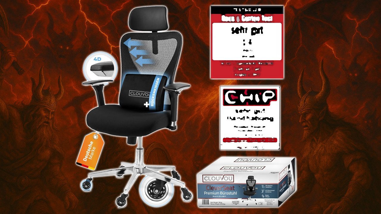 [07/05/2025] Testsieger-Deal: Ergonomischer Bürostuhl deklassiert Gaming-Stühle mit Kampfpreis (1)