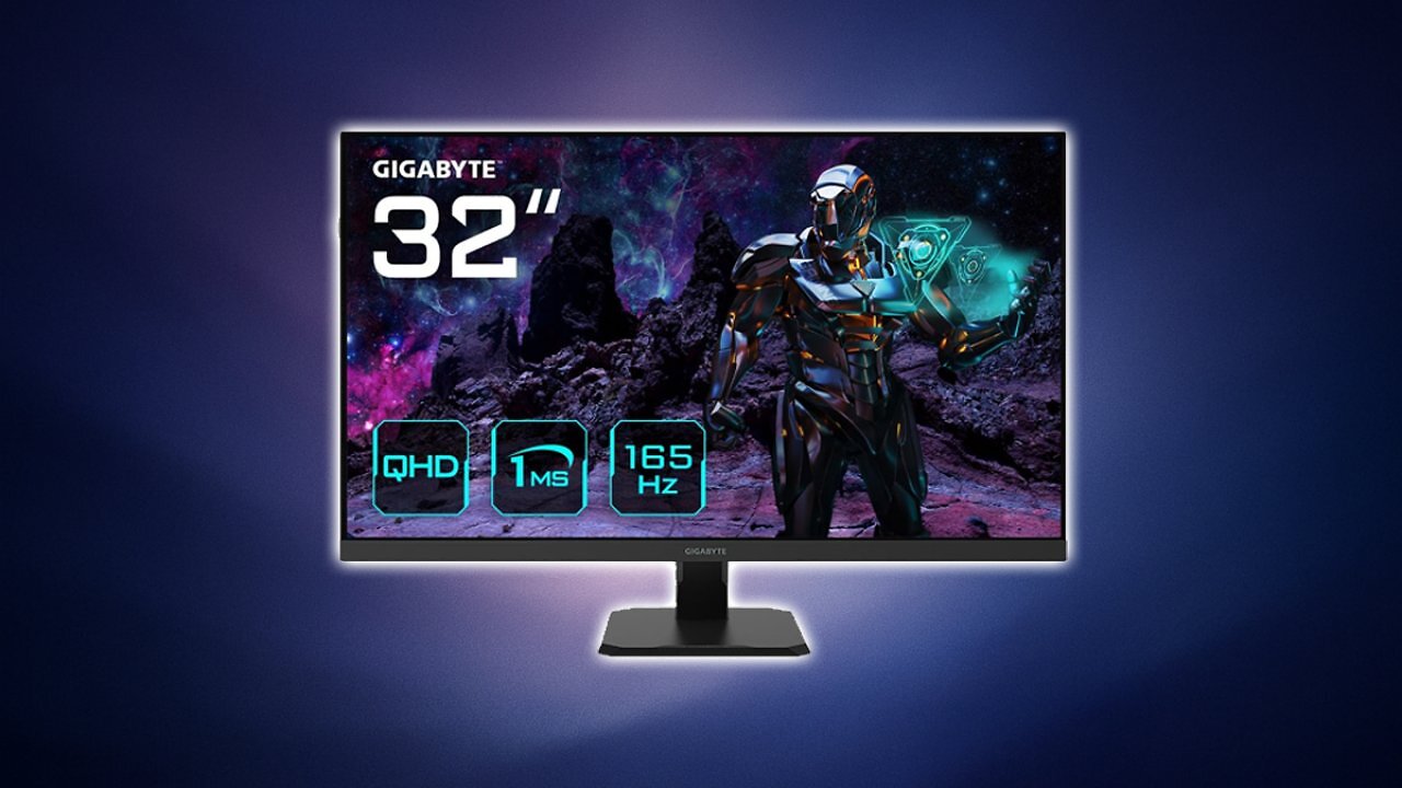 [21/05/2025] Gigabyte GS32Q 31.5 Zoll SS IPS (2560 x 1440) QHD 165Hz FreeSync Premium Gaming Monitor Amazon Angebot