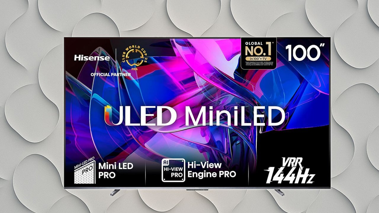 [13/05/2025] Hisense Mini LED-TV 100U7KQ im Tiefstpreis-Deal.