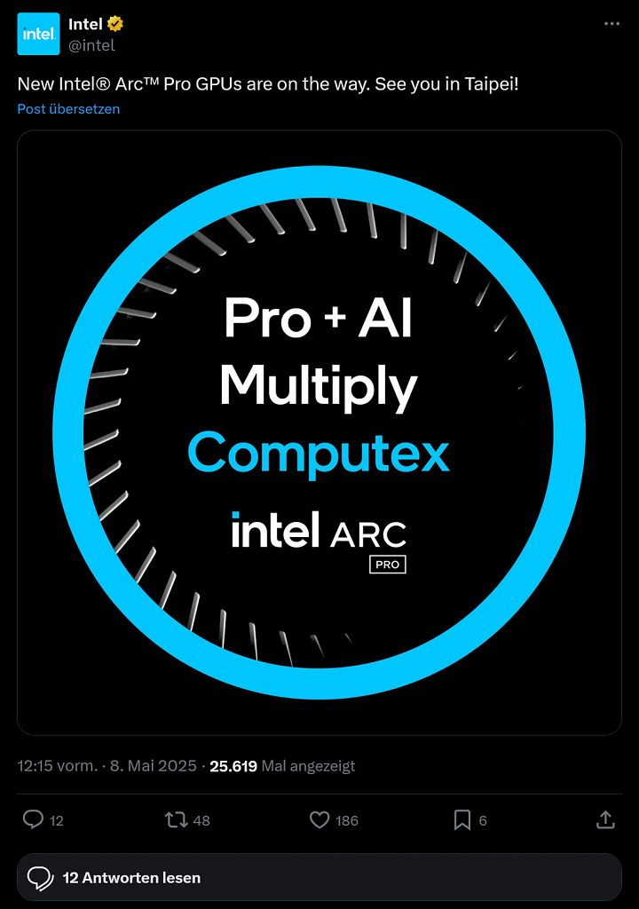 [08/05/2025] Intel Arc Pro