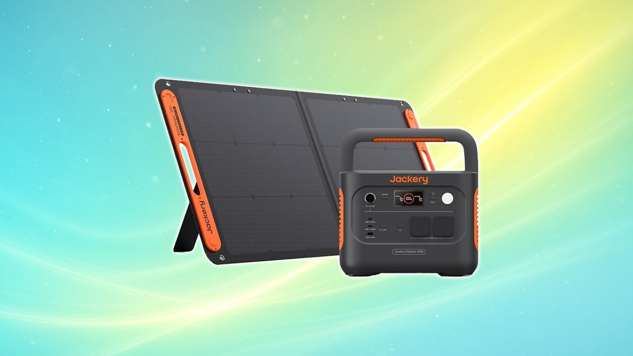 [08/05/2025] Jackery Solargenerator 1000 v2 mit 100W Solarpanel, 1070Wh LiFePO4 Tragbare Powerstation, 1500W AC/100W USB-C Ausgang, 1 Std. Schnellladung für Outdoor, Off-Grid, RV, Notfall Amazon Angebot