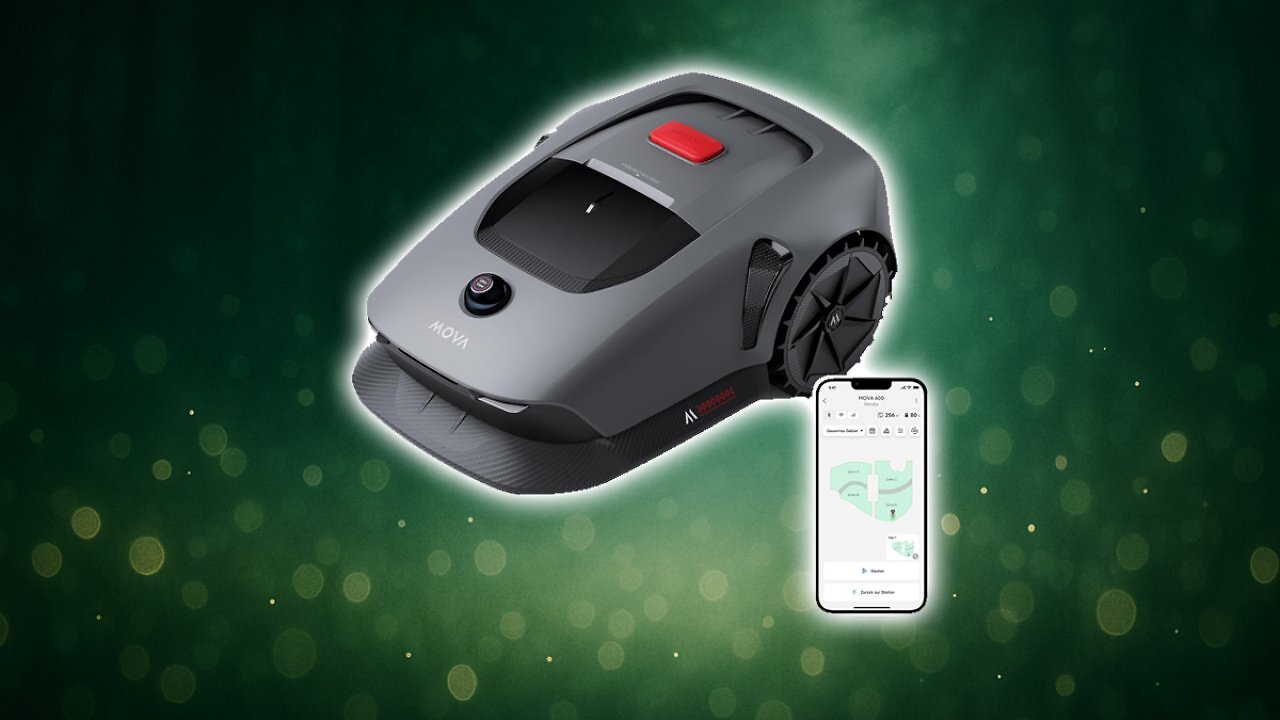 [30/05/2025] MOVA 600 Kit, Rasenmäher Roboter mit 81x Ersatzmesser,3D-LiDAR kabellose Einrichtung & genaue Kartierung bis 600 m², Smarte Hindernisvermeidung, App-Steuerung, U-förmiges Schneiden Amazon Angebot