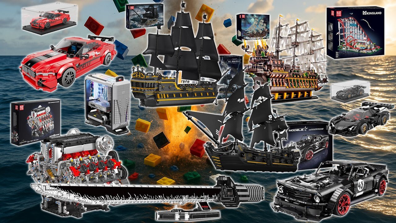 [19/05/2025] Obacht: Piraten, Mandalorianer & Rennfahrer erbeuten Lego-Rivalen kurz ab 3,2 Cent pro Stein (1)