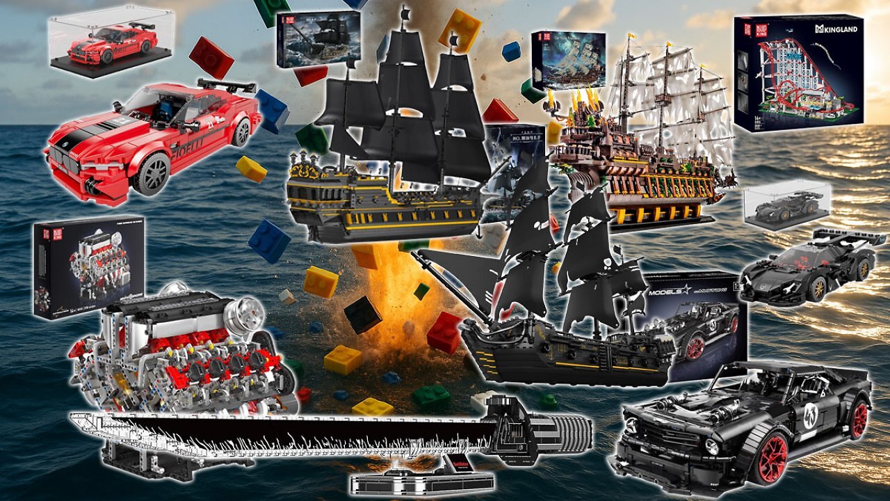 [19/05/2025] Obacht: Piraten, Mandalorianer & Rennfahrer erbeuten Lego-Rivalen kurz ab 3,2 Cent pro Stein