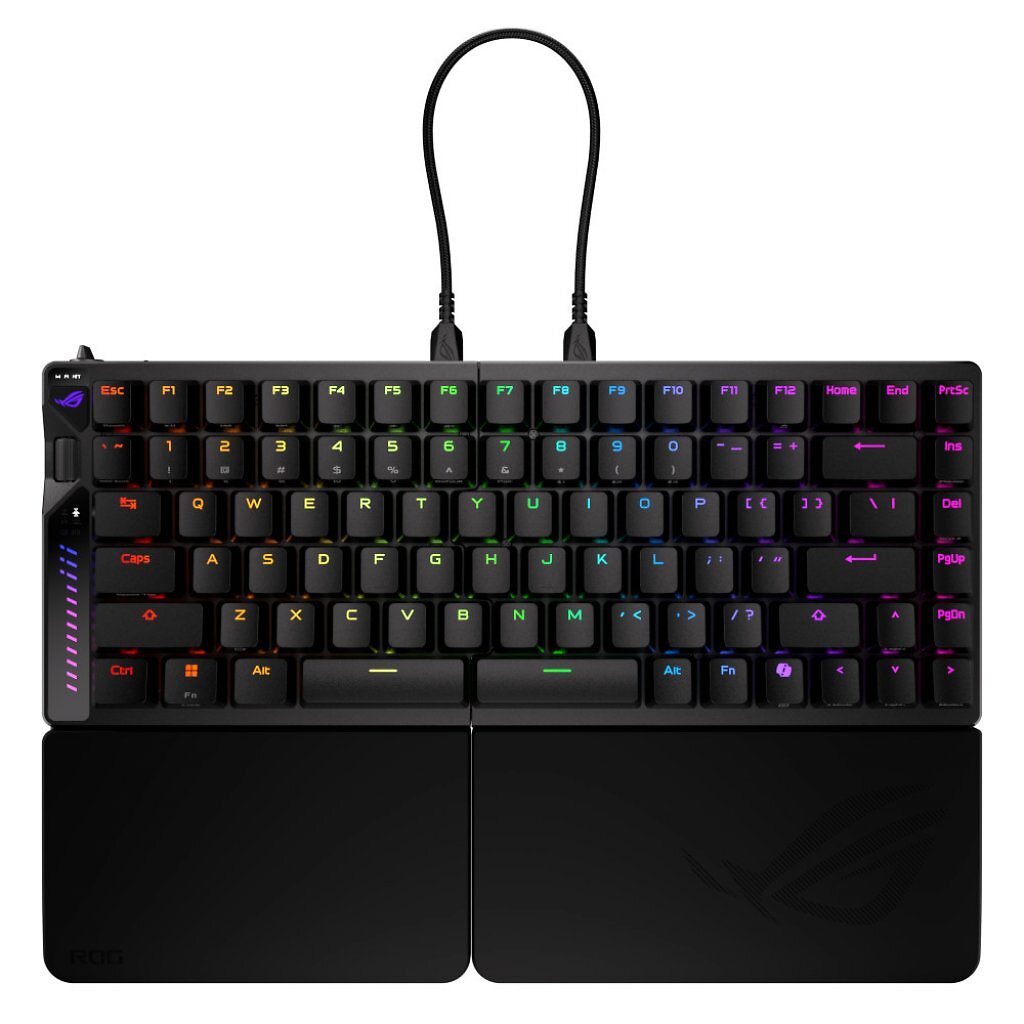 [19/05/2025] Asus ROG Falcata: Neue Gaming-Tastatur lässt sich in zwei Hälften teilen (2)