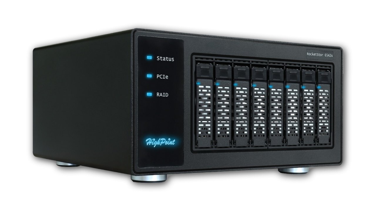 [23/05/2025] Highpoint Technologies hat eine neue Speicherlösung mit 976 TB Kapazität vorgestellt - der Preis dürfte im sechstelligen Bereich liegen.