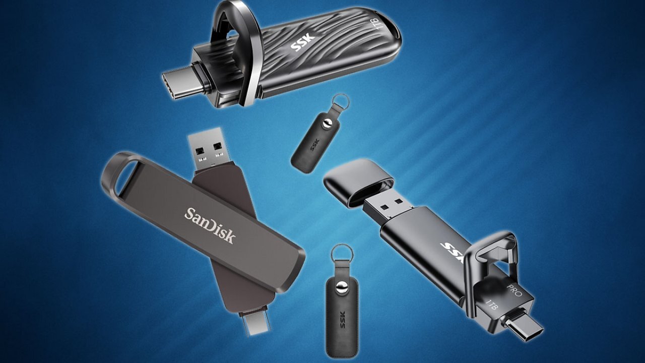 [08/05/2025] USB-Sticks zu Tiefstpreisen mit 1 TB Speicher: SSK SD301 Pro, SD311 Pro und Sandisk Extreme Pro Dual Drive