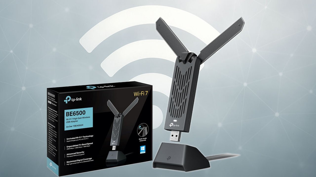 [23/05/2025] USB-WLAN-Adapter TP-Link TBE400UH für Wi--Fi 7 zum Tiefstpreis.