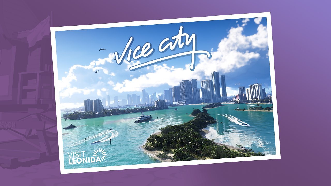 [07/05/2025] Vice City Postcard landscape