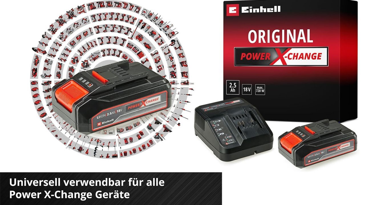 Amazon reagiert bei 2,5 Ah großen Akku im Set mit einem Ladegerät erneut auf einen Baumarkt.