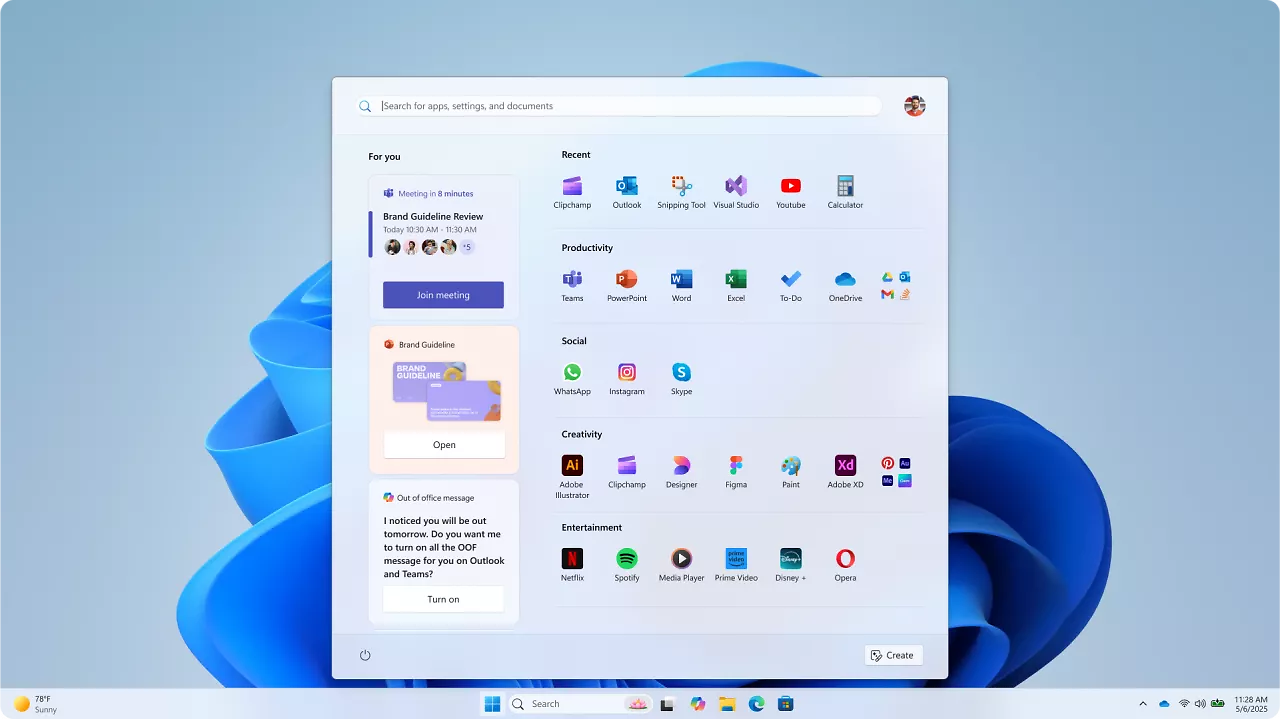 [16/05/2025] Windows 11 Startmenü (1)