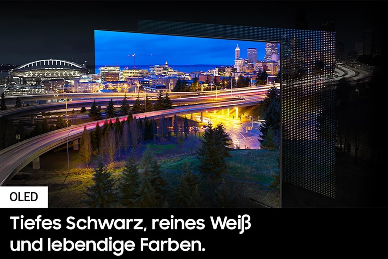 Der Samsung OLED TV bietet eine hervorragende Bildqualität.