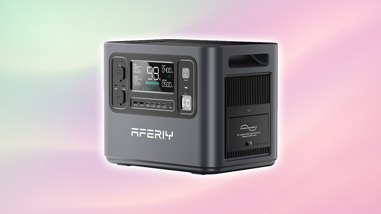 [30/06/2025] AFERIY 2400W Tragbare Powerstation, 2048Wh LiFePO4 Batterie, 1,7 Stunde Schnellladung, 13 Anschlüsse, Sinuswellen 230V, USV, Mobile Stromversorgung für Outdoors Camping, 7 Jahre Garantie Amazon Angebot
