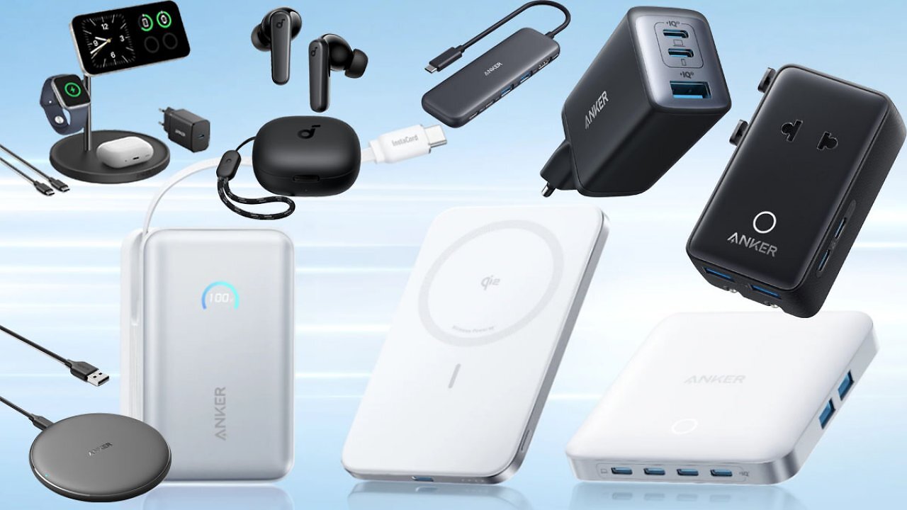 Amazon atomisiert Anker: Bis 61% Rabatt auf Reiseadapter, USB-Ladegeräte, Kabel, Powerbanks, Hubs, Kopfhörer