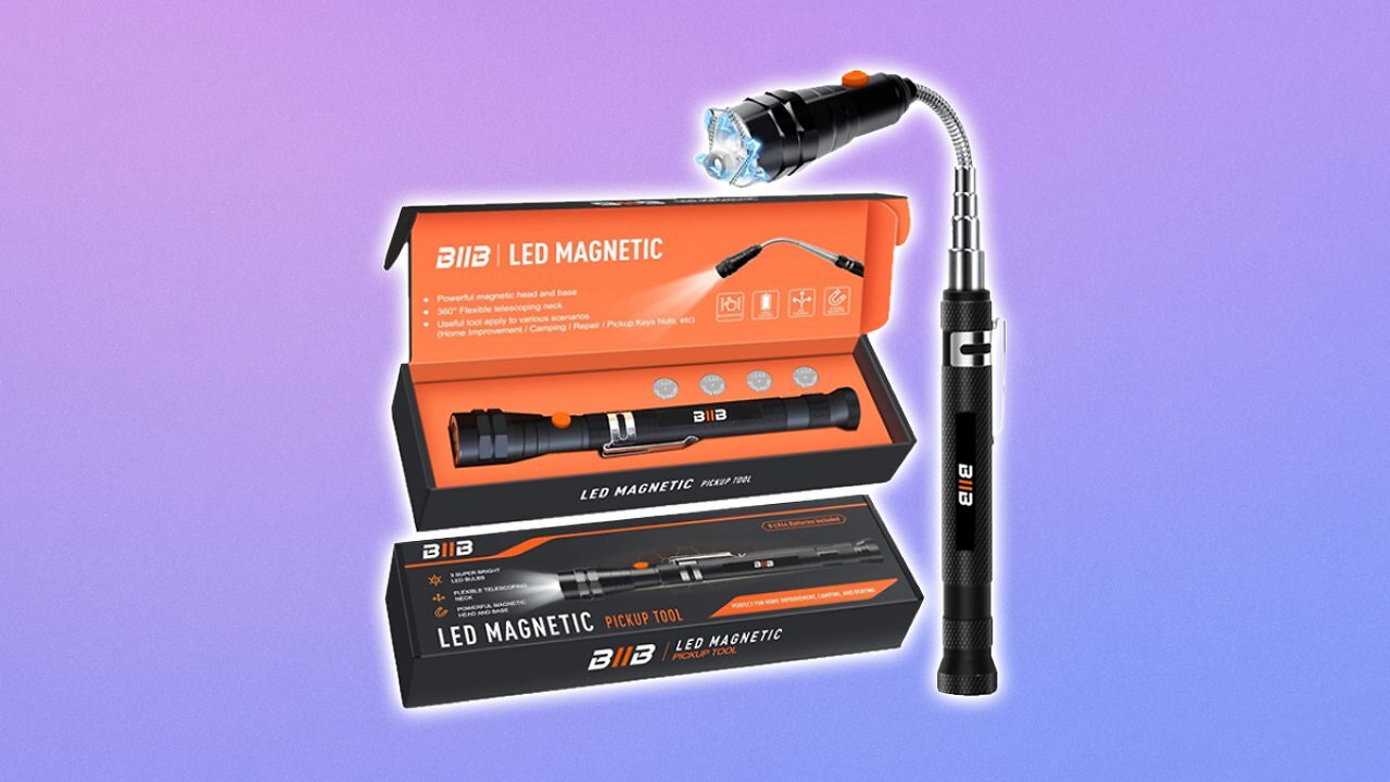 [05/06/2025] BIIB Geschenke für Männer, Vatertagsgeschenk für Papa, LED Teleskopmagnet Werkzeug, Gatgets für Männer Geschenke für Papa, Geburtstagsgeschenk für Männer, Papa Geschenk Vatertag Männergeschenke Amazon Angebot