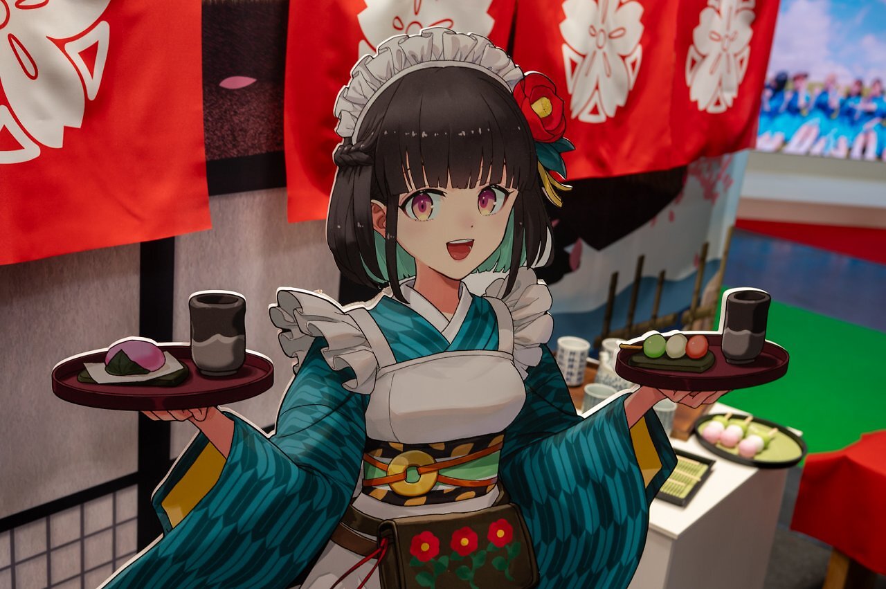 [10/06/2025] An dieser Foto-Ecke konnte man im typisch japanischen Stil Fotos machen...
