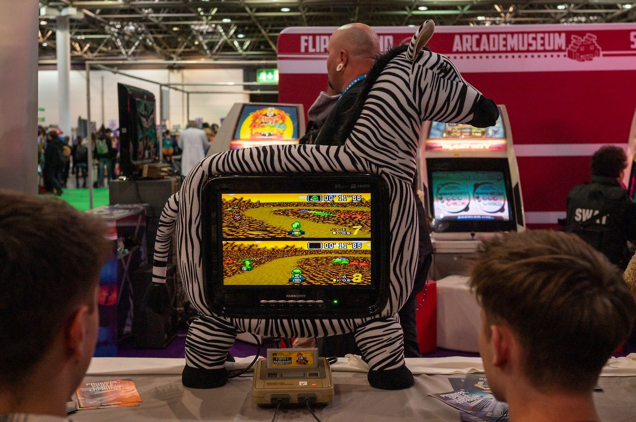 [10/06/2025] Das klassische Mario-Kart: allerdings etwas eigenartig in einem Zebra verpackt.