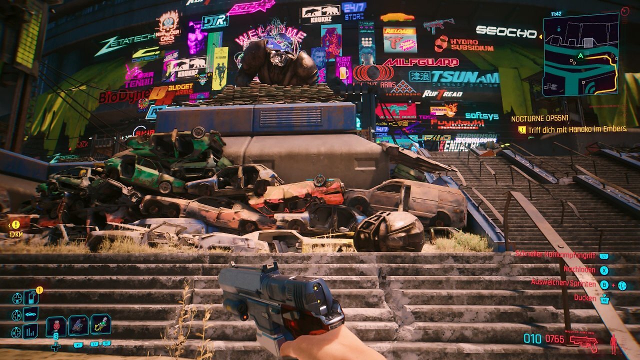 Steam Deck Cyberpunk Schrotthaufen