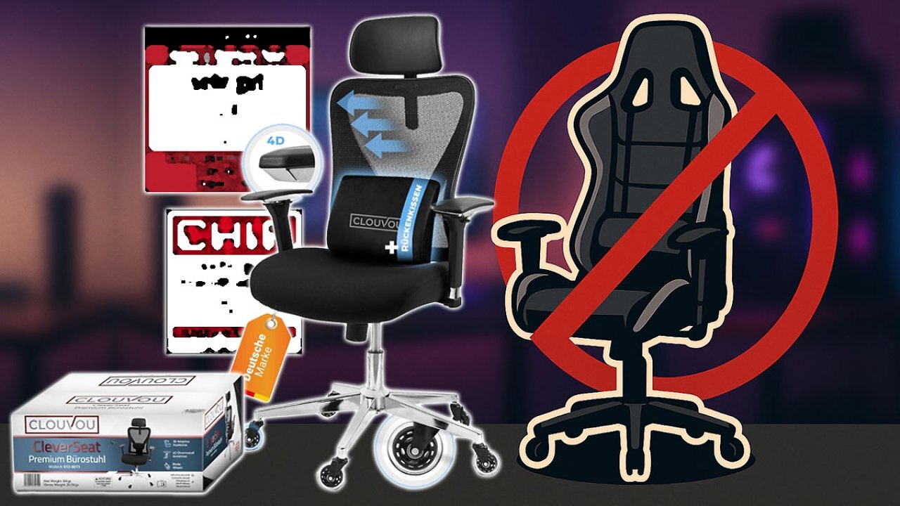 [10/06/2025] Bitter für Gaming-Stühle: Ergonomischer Bürostuhl Testsieger kurze Zeit billiger als anderswo (1)