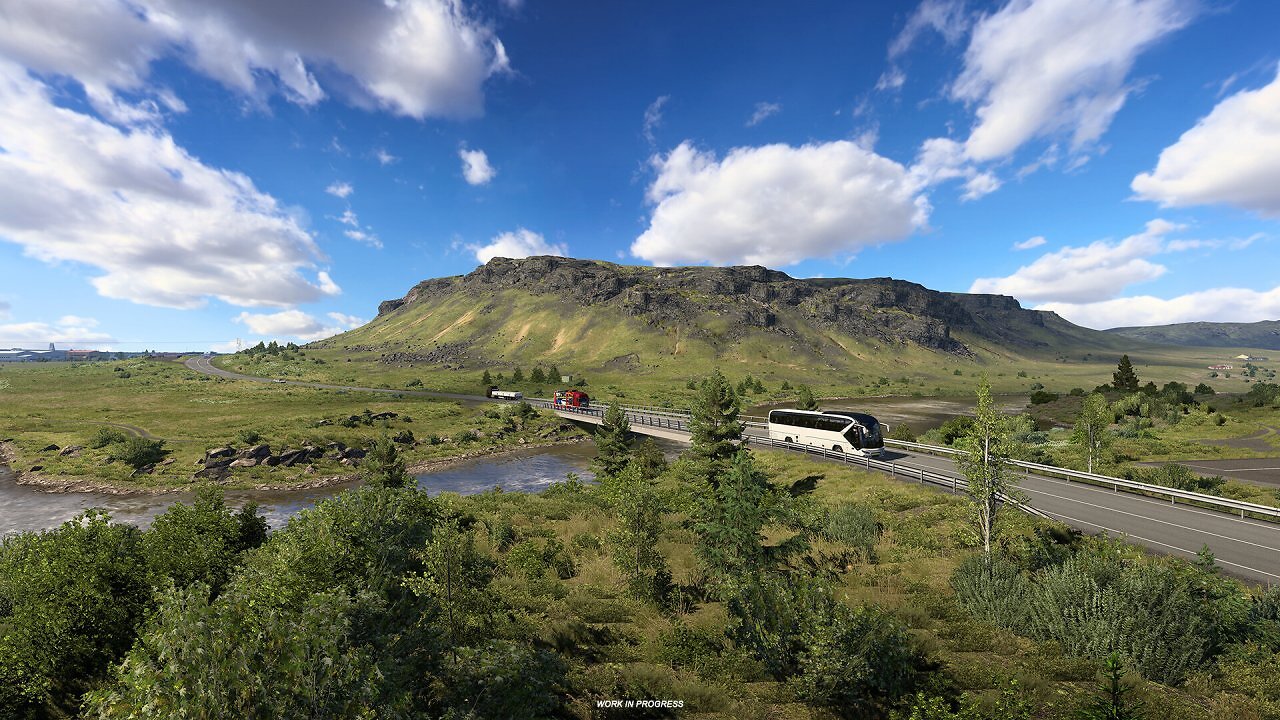 In-Game-Screenshot aus dem Island-DLC des Euro Truck Simulators 2.