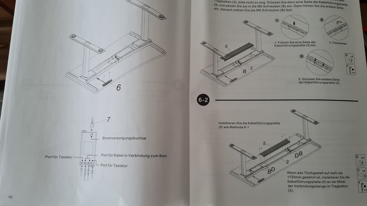 [23/06/2025] Die Anleitung des FlexiSpot E8