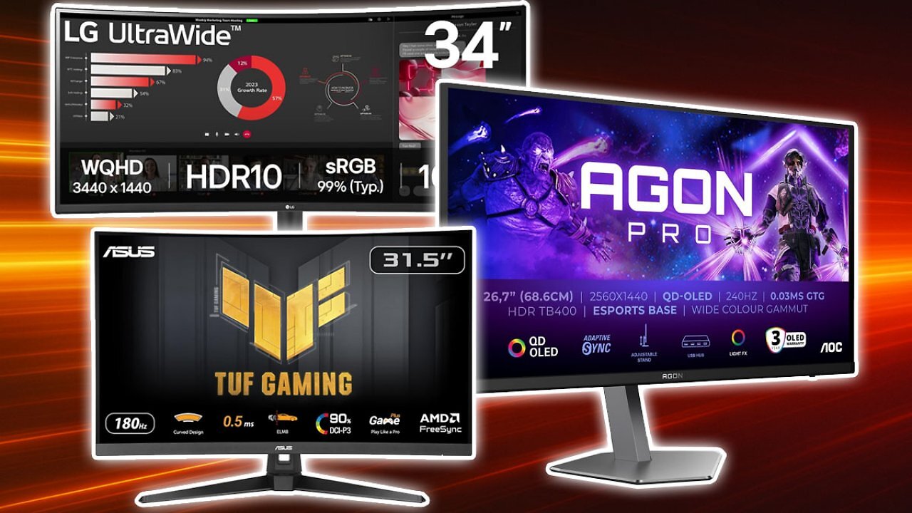 [11/06/2025] AOC, Asus und LG beim Fest für Sparfüchse: Amazon möchte Gaming-Monitore loswerden