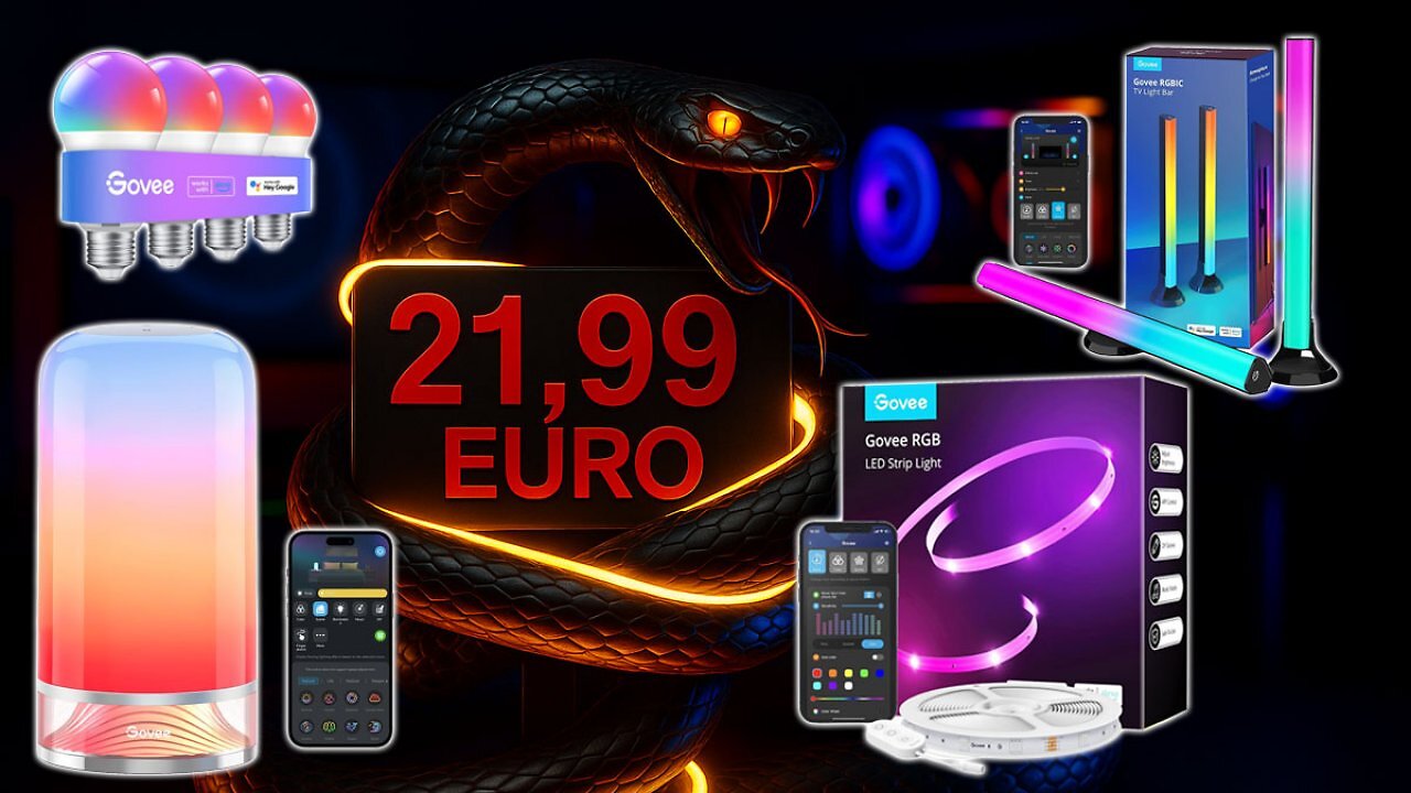 [06/06/2025] Preis abgeschnürt: Amazon gibt Govee Strip 15 M mit Alexa billig wie nie ab, Lightbars, Lampe uvm. im Sale (1)