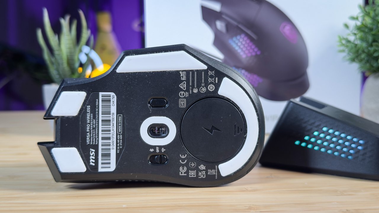 [24/06/2025] Der Sensor der MSI Versa Pro Wireless ist ein Pixart PAW 3395 und kommt häufig bei schnurlosen Gaming-Mäusen zum Einsatz. Er ist für seine sehr gute Abtastleistung bei minimalem Stromverbrauch bekannt.