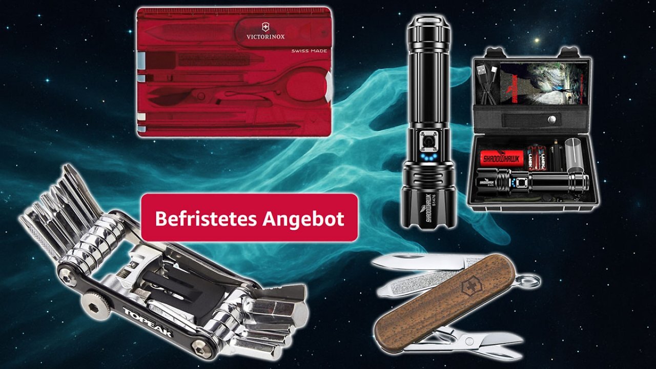 [01/06/2025] Amazon verscherbelt: Platz 1 Taschenlampe, Victorinox und spezielles Multitool fürs Fahrrad (1)