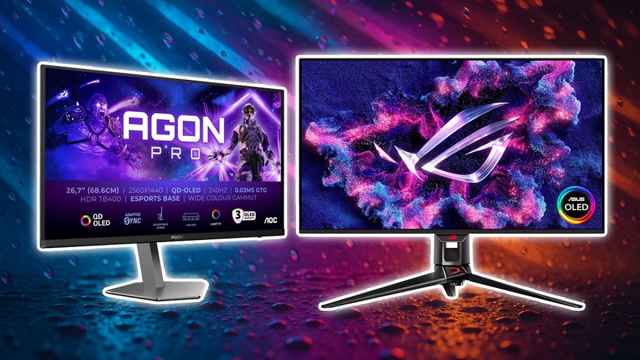 [01/06/2025] OLED-Preise purzeln weiter: AOC WQHD und Asus 4K UHD mit 240 Hz günstig wie nie