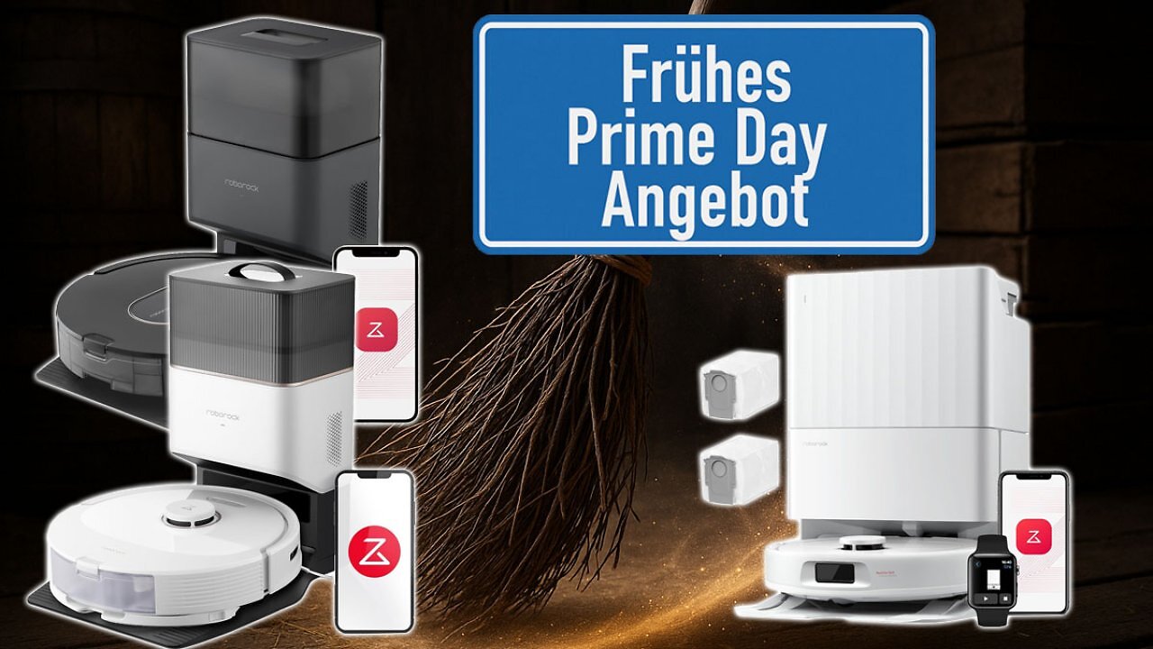 [29/06/2025] Erste Prime Day Deals sind da: Beliebte Saugroboter von Roborock fegt Amazon bereits raus (1)