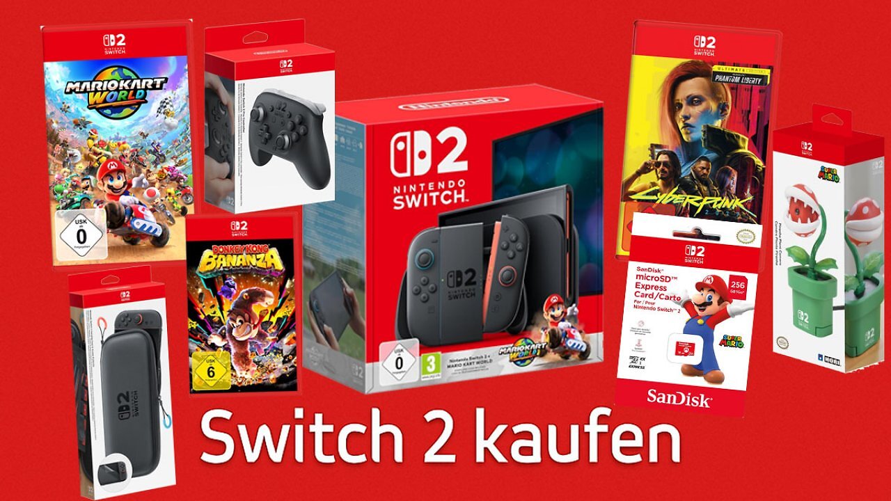 Switch 2 kaufen: Wo gibt es die neue Nintendo-Konsole zum Release am günstigsten?