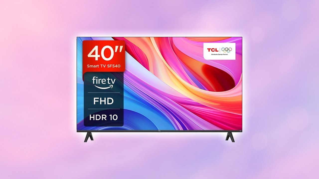 [06/06/2025] TCL 40SF540 - 40 Zoll FHD Smart Fernseher - HDR & HLG-Dolby Audio-DTS Virtual X /DTS-HD-Metall Randlos-Dual-Band Wifi 5-mit Fire OS 7 System Amazon Angebot