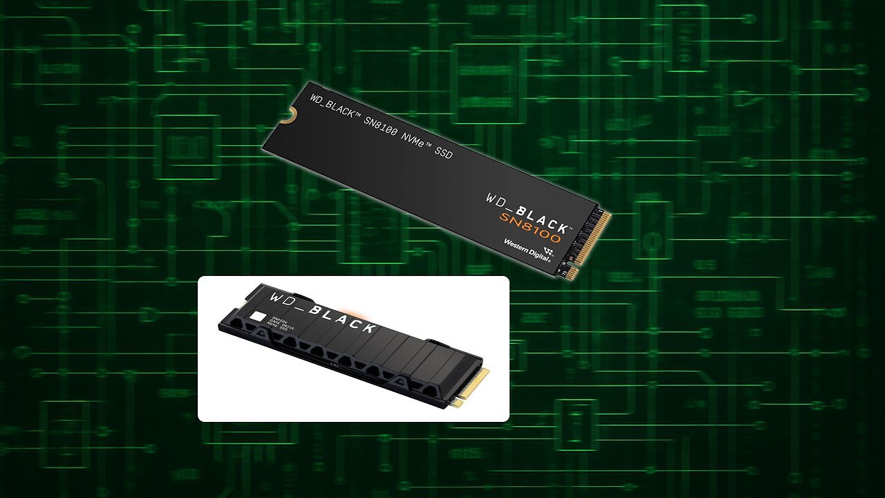 [02/06/2025] SSDs im Sale: WD Black SN8100 und WD Black SN850X zu Bestpreisen