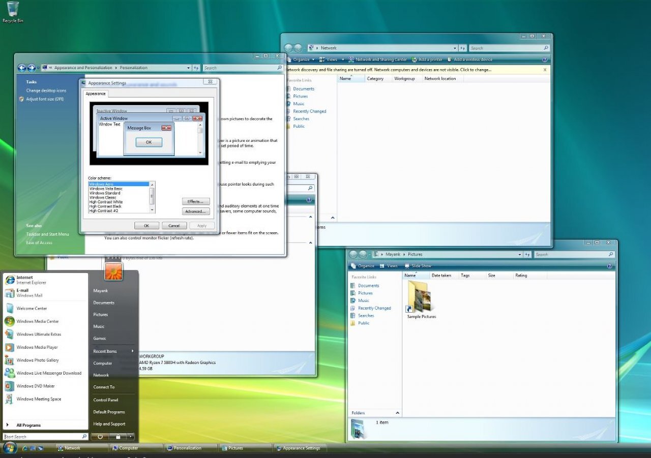 [12/06/2025] Windows Vista (Aero-Design)