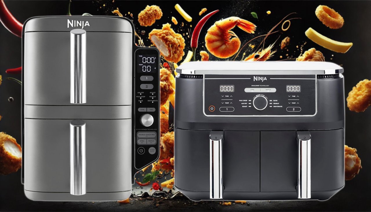 [17/06/2025] Amazon frittiert den Preis: Bis zu 35 % billiger fliegen Ninja Double Stack XL und Dual Zone Heißluftfritteuse raus