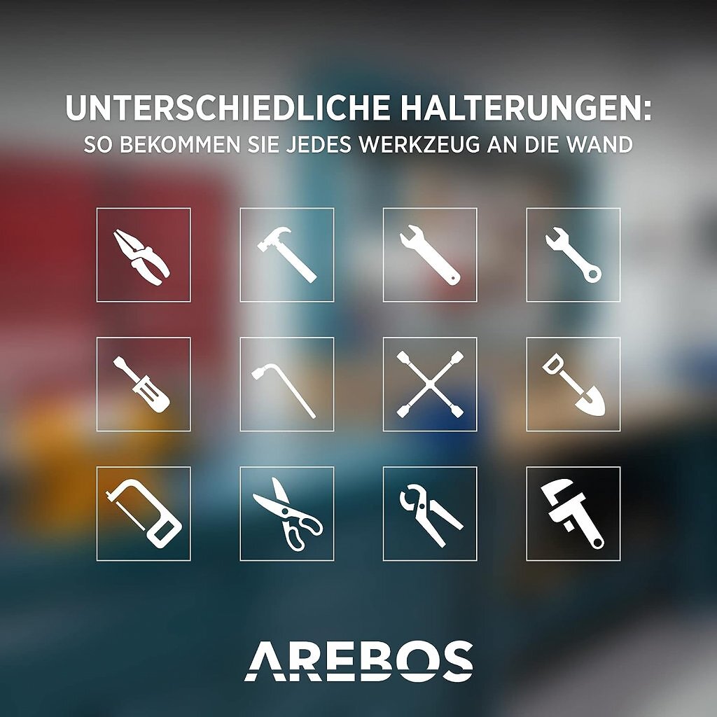 Für eine Vielzahl an Werkzeugen gibt es die passende Halterung.