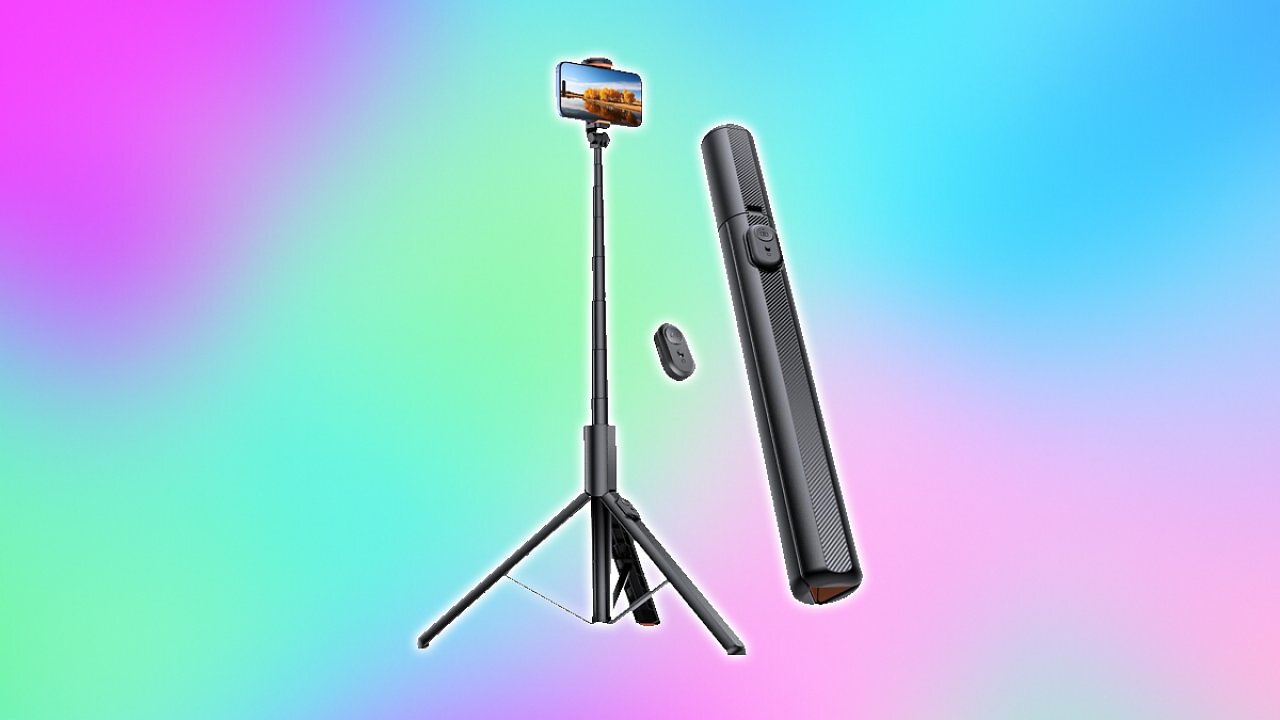 [17/07/2025] ANXRE 180cm Handy Stativ Selfie Stick, All-in-1 Handystativhalter Kamera Stativ für Smartphone mit Fernauslöser Kompatibel mit Phone Kamera Gopro Amazon Angebot