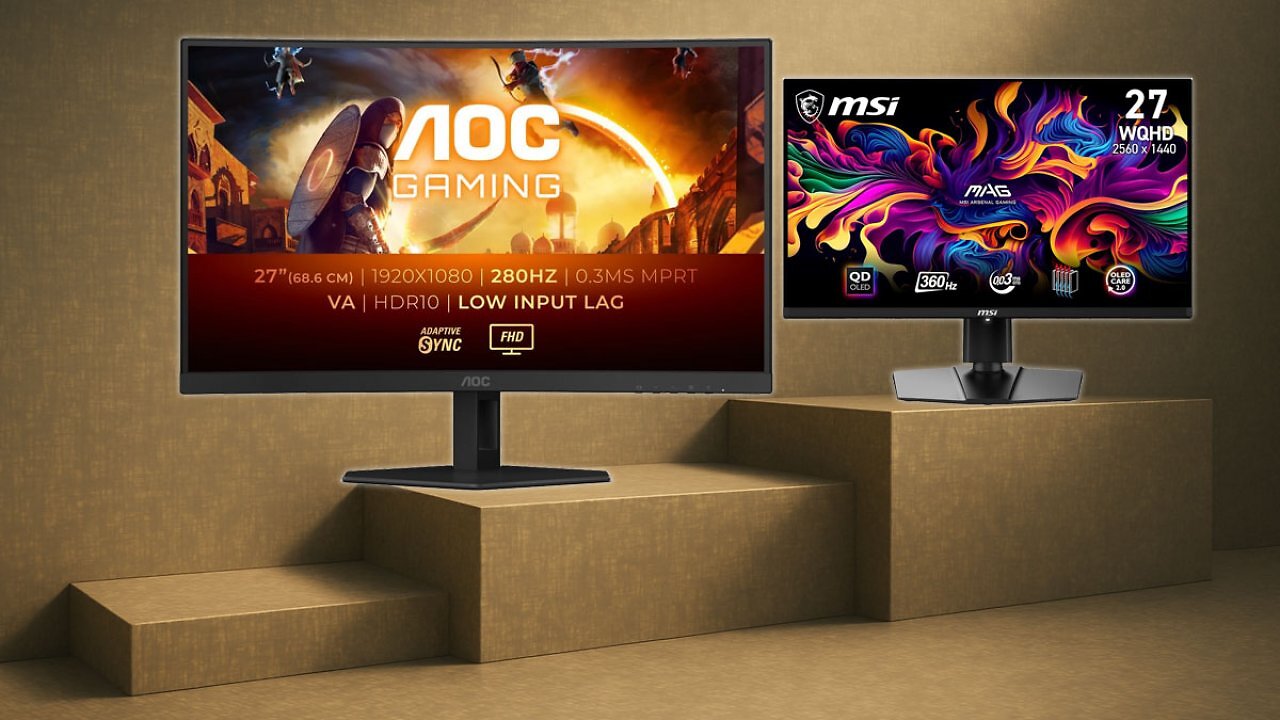[15/07/2025] Wie am Prime Day: AOC Gaming 27G4ZXE und MSI OLED-Monitore zum Tiefstpreis