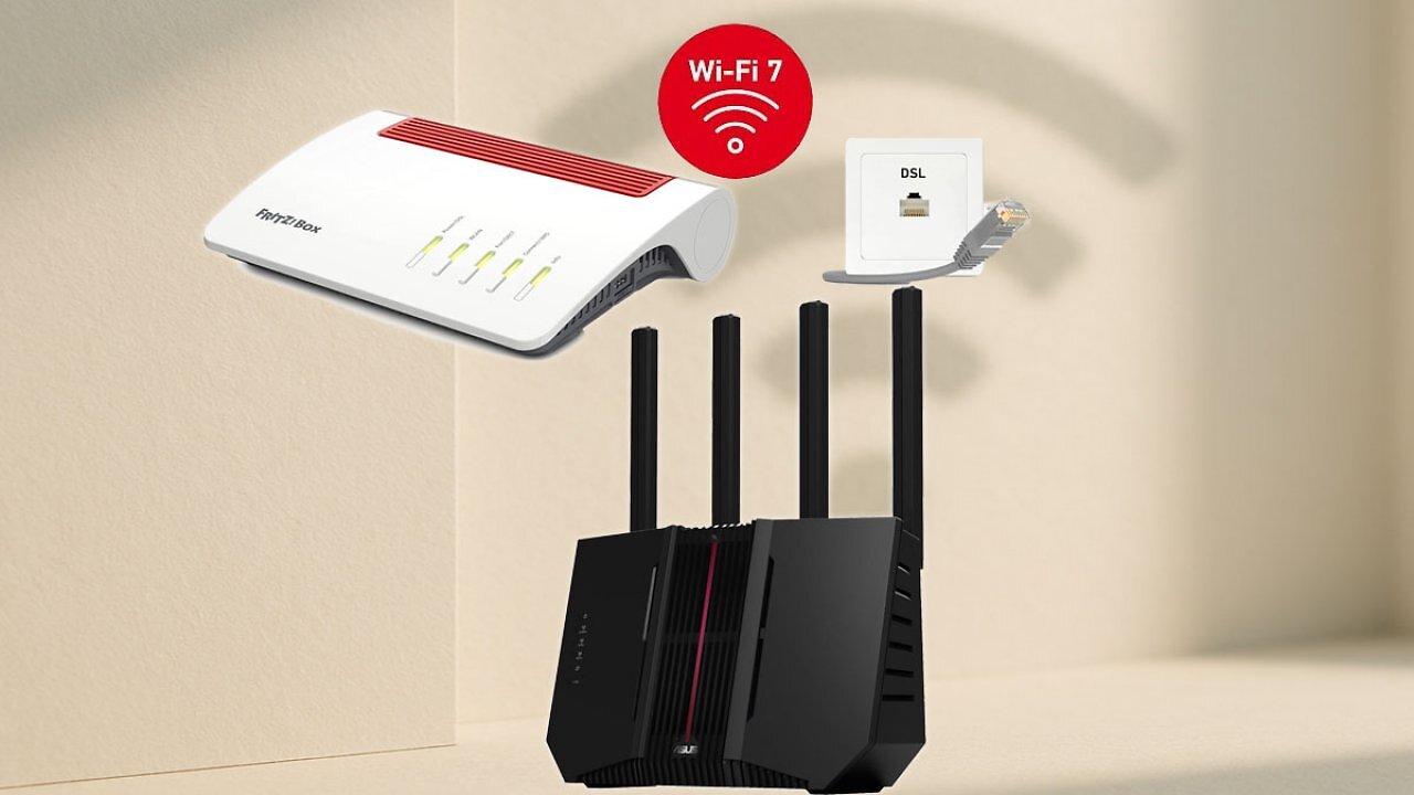 [11/07/2025] AVM FritzBox 7690 und Asus RT BE92U. Wi-Fi 7-Router zu Bestpreisen am Prime Day.