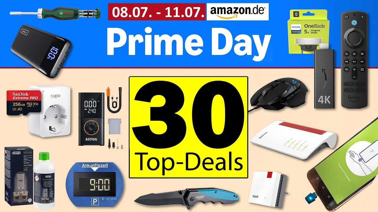 [10/07/2025] 30 Highlights am Prime Day 2025