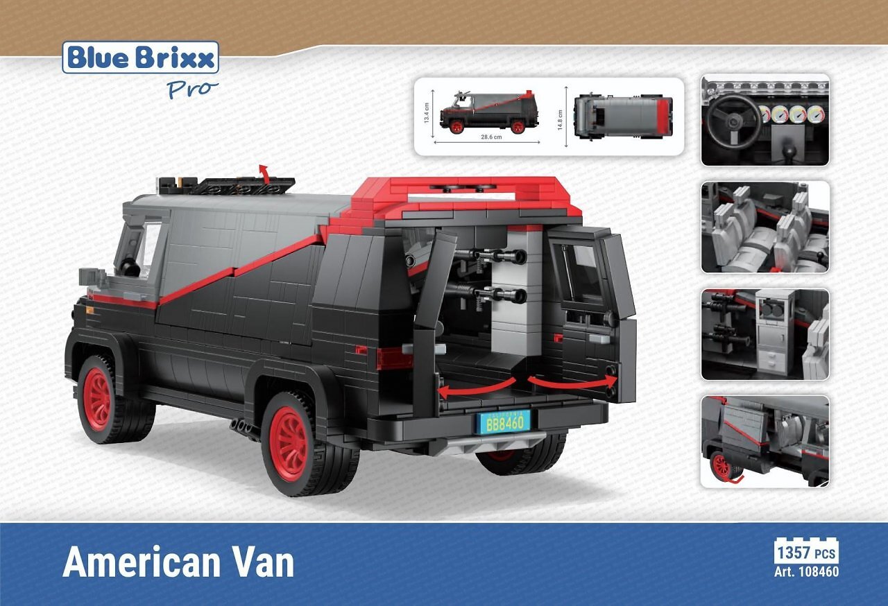 [25/07/2025] Der American Van von Bluebrixx als Pro-Set.&nbsp;