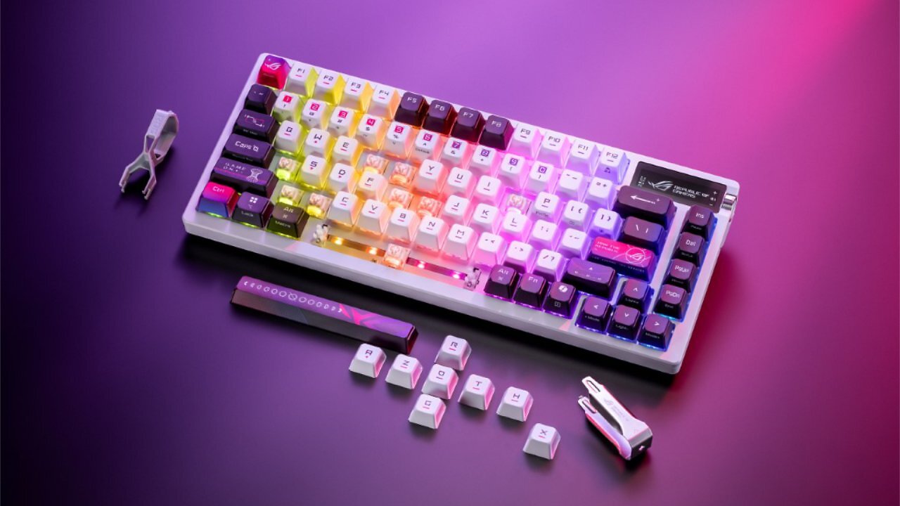 [22/07/2025] Asus bringt mit der Azoth X genannten 75-Prozent-Tastatur ein drittes Modell in das gleichnamige Portfolio.