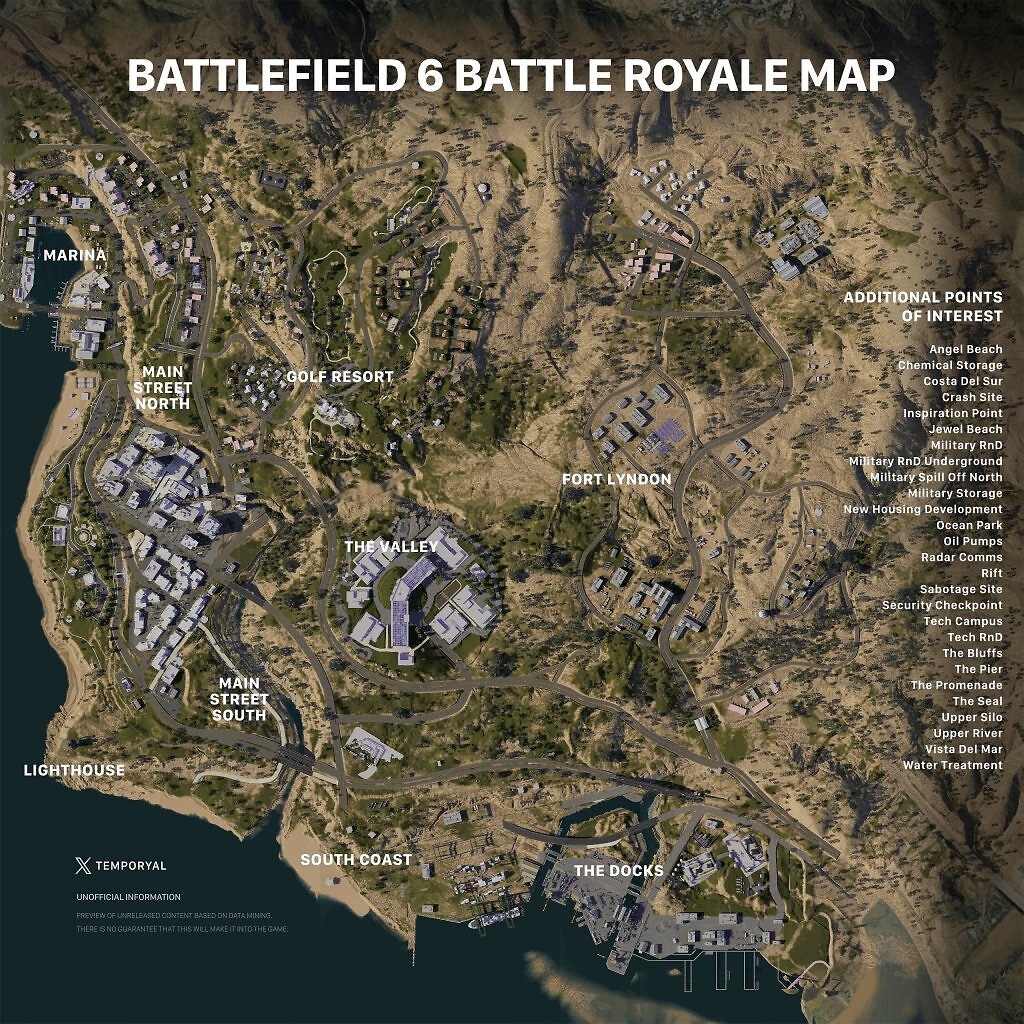 [28/07/2025] Battlefield 6: Battle Royale Map