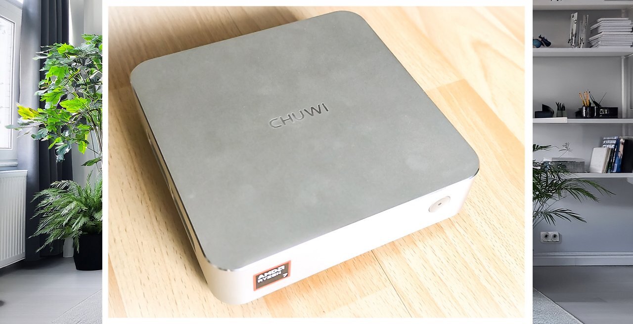 [25/07/2025] Hier ist der kompakte Mini-PC von Chuwi komplett zu sehen.