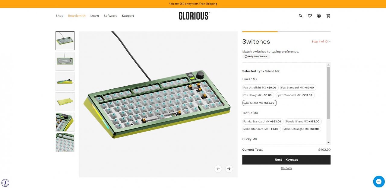Genesis der GMMK 3 PCGH-Ratgeber Custom Edition: Schritt vier von zehn